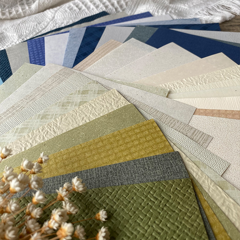 Blue art texture journaling material paper-JournalTale
