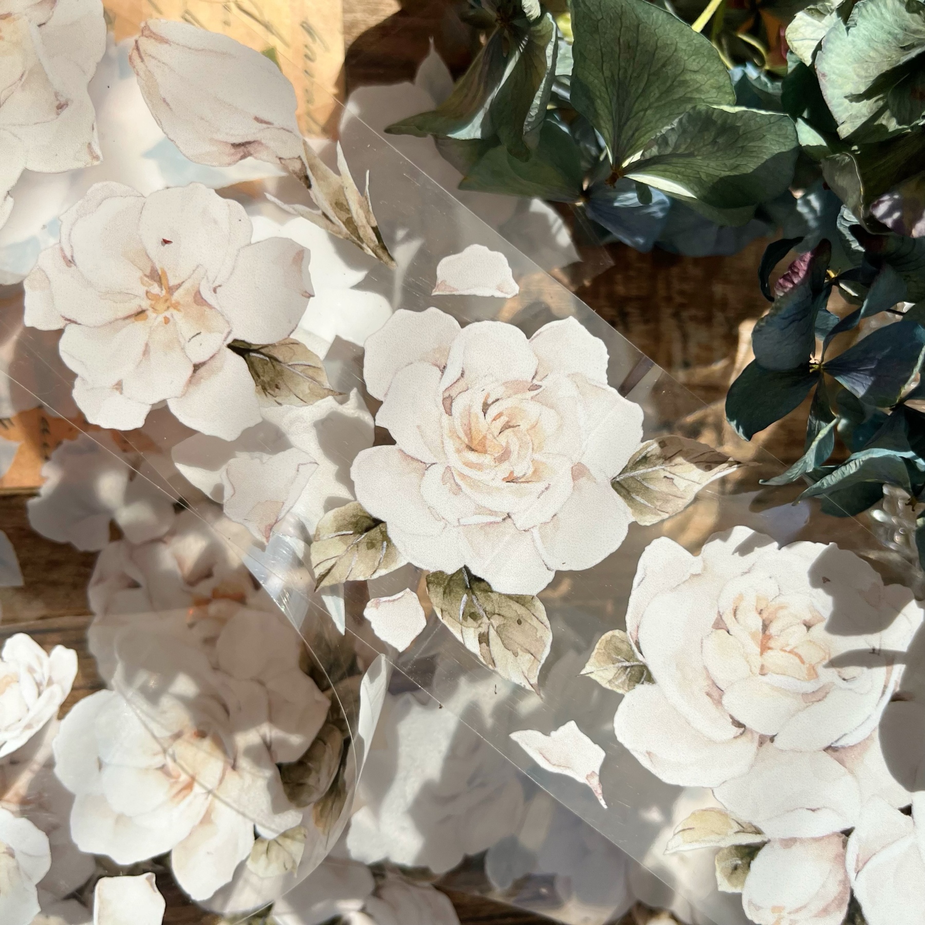 Retro gardenia and paper tape pet-JournalTale