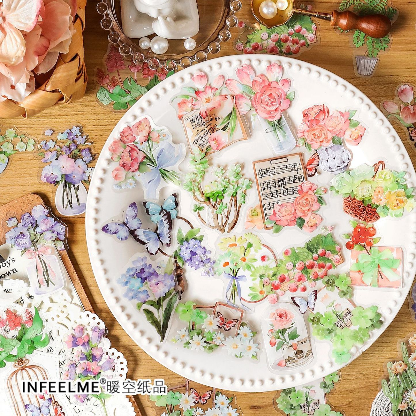 30 fresh plant hand curtains decorative materials-JournalTale