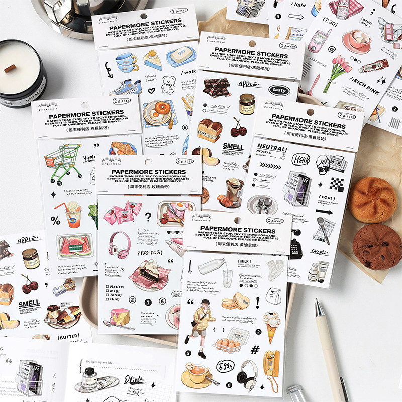 Convenience store cute character stickers Guka stickers-JournalTale