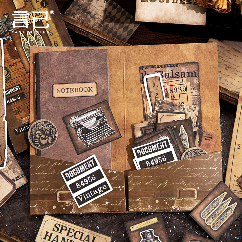 Vintage decorative collage material paper-JournalTale