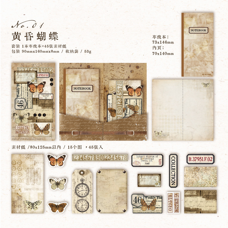 Vintage decorative collage material paper-JournalTale