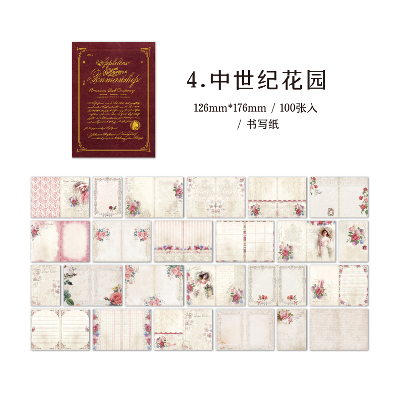 Gold Plated Hand Book Collage Material Paper Notebook-JournalTale