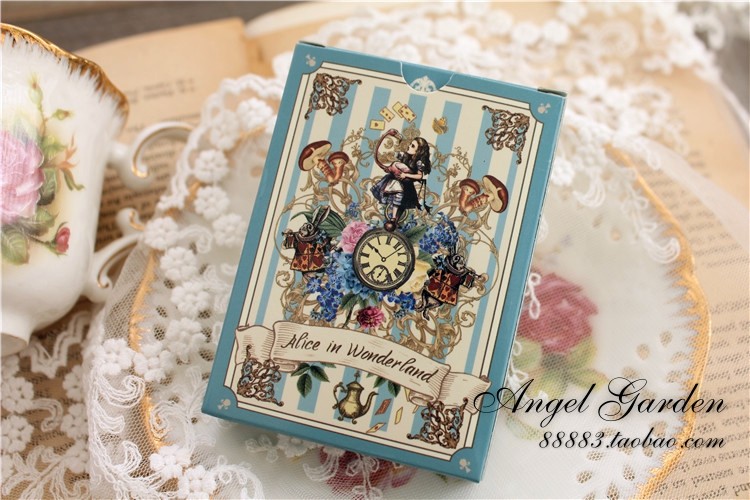 Alice in Wonderland playing cards decorationjournal-JournalTale