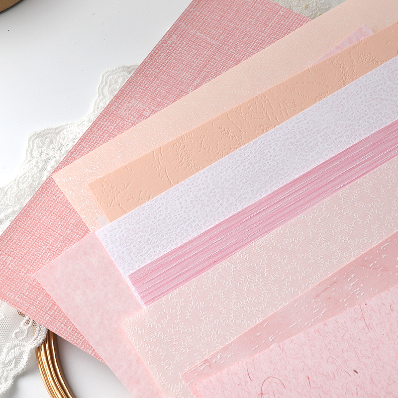 Junkjournal pink texture material background paper-JournalTale
