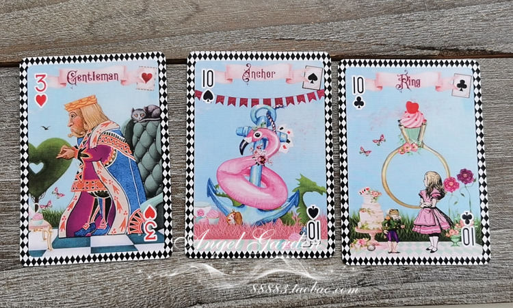 Alice in Wonderland Playing Cards-JournalTale