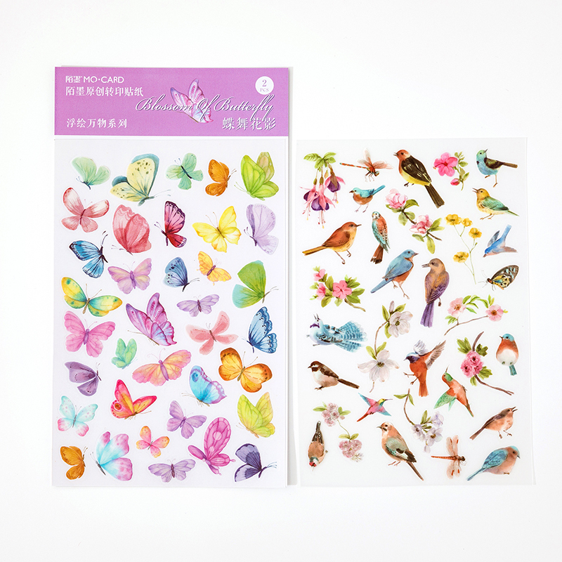 PVC Transfer Sticker Diary Decorative Sticker Plants-JournalTale