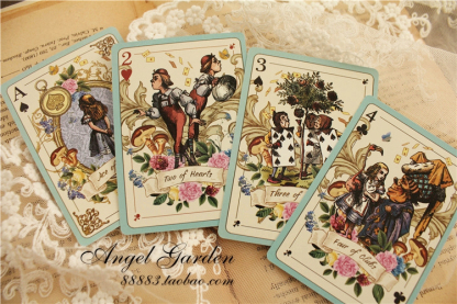 Alice in Wonderland playing cards decorationjournal-JournalTale
