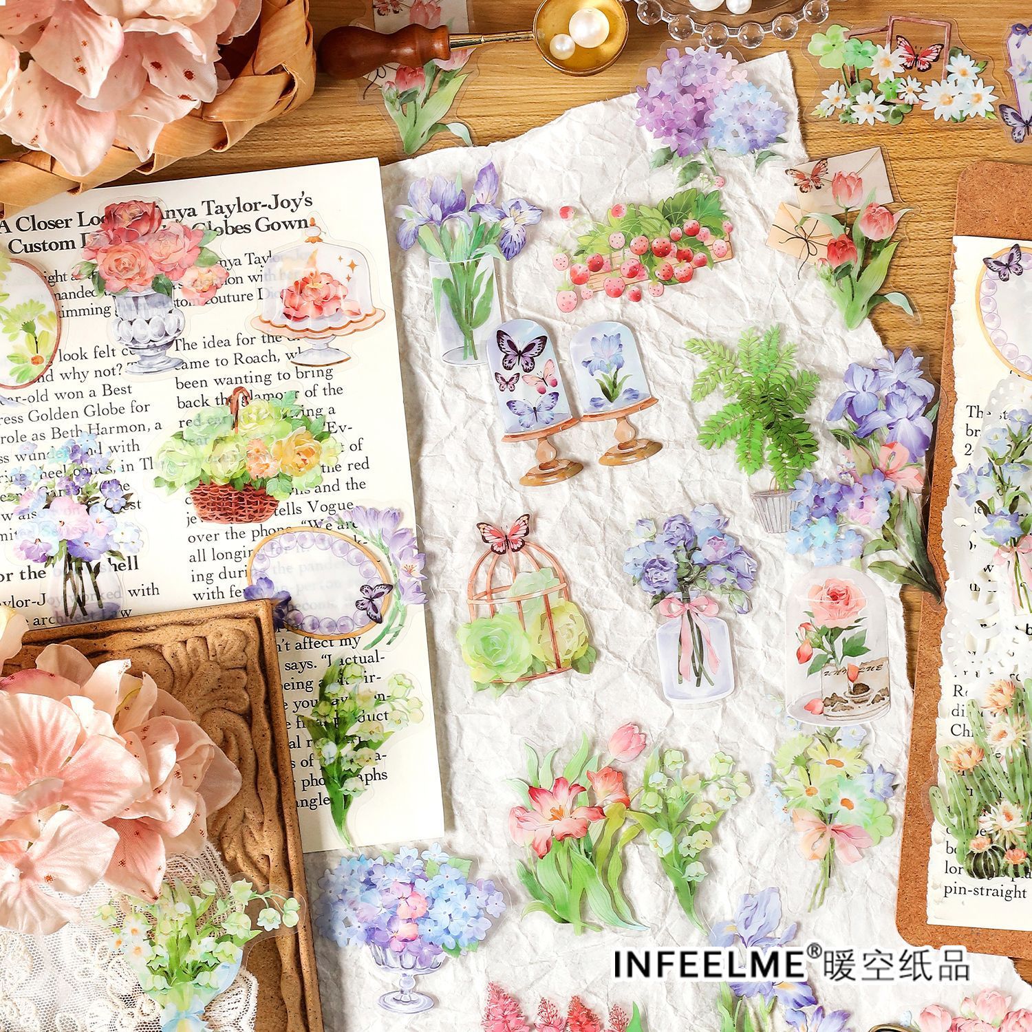 30 fresh plant hand curtains decorative materials-JournalTale