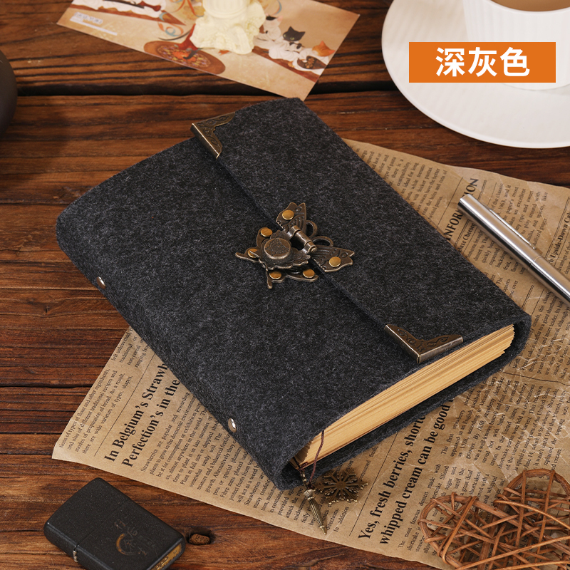 Creative retro notebook A5 B6 Ring binder photo album with 2 holes and 6 holes-JournalTale