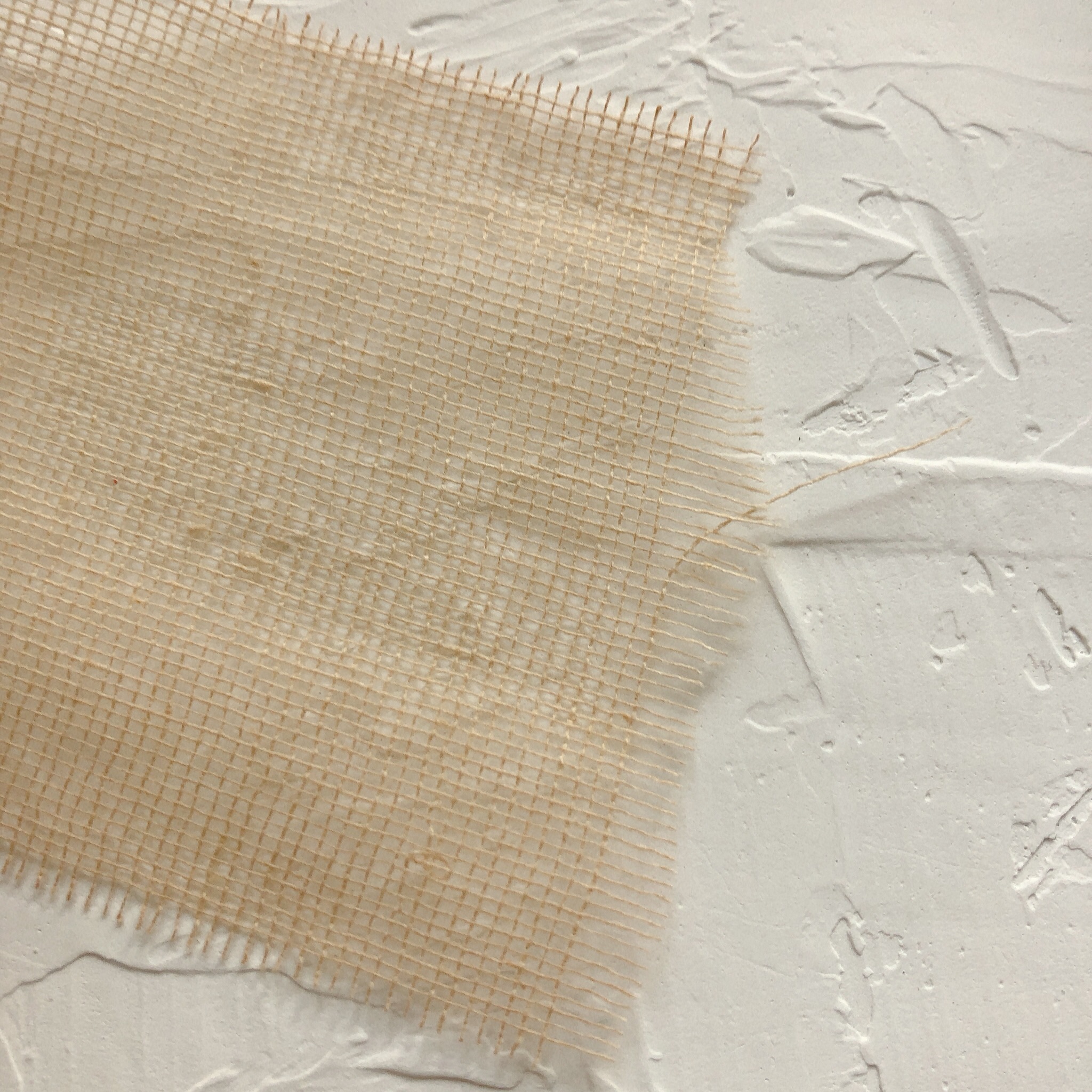 Torn edge gauze brown retro mesh fabric junkjournal-JournalTale