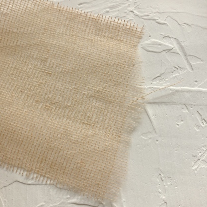 Torn edge gauze brown retro mesh fabric junkjournal-JournalTale