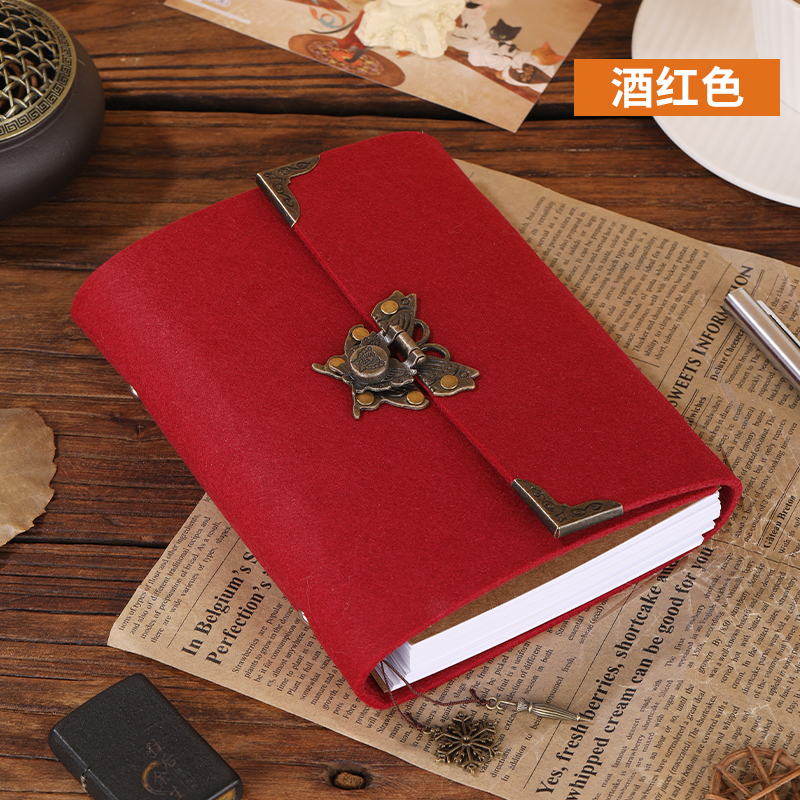 Creative retro notebook A5 B6 Ring binder photo album with 2 holes and 6 holes-JournalTale