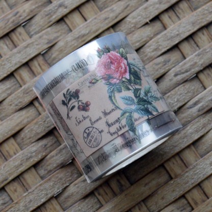 Vintage envelope sticky notes PET paper tape whole roll of special oil-JournalTale