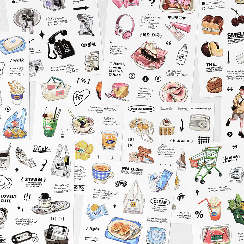 Convenience store cute character stickers Guka stickers-JournalTale
