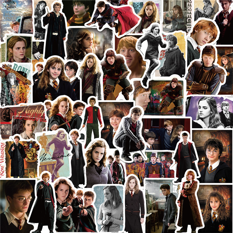 50/set Harry Potter sticker material collage-JournalTale