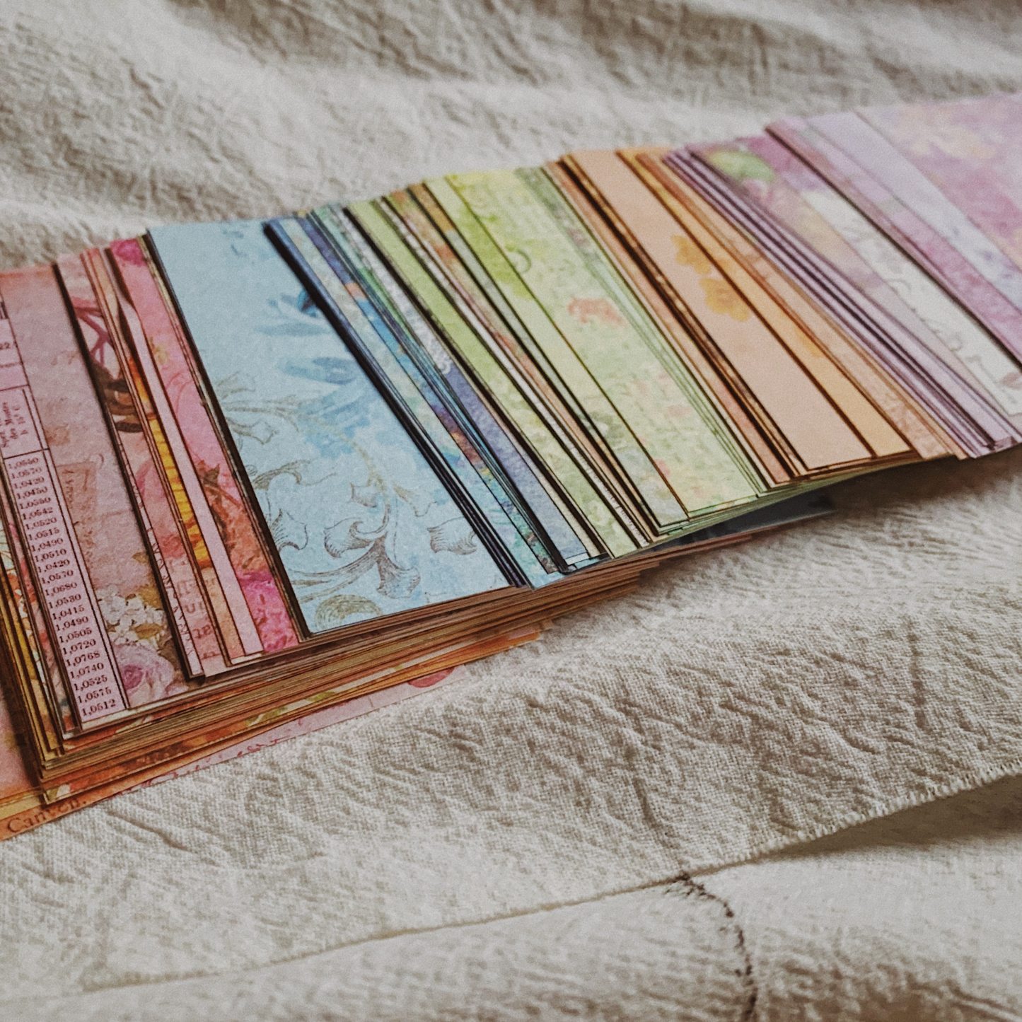 150pcs rainbow color printed texture Scrapbooking-JournalTale