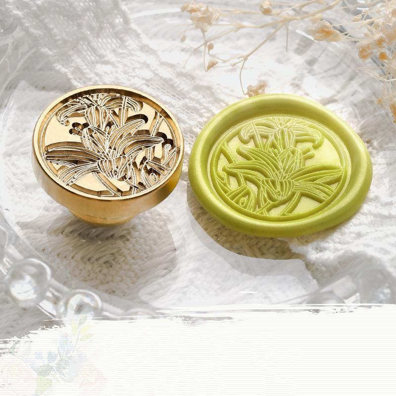 Plant Wax Seal Stamp Vintage Craft Seal Stamp-JournalTale