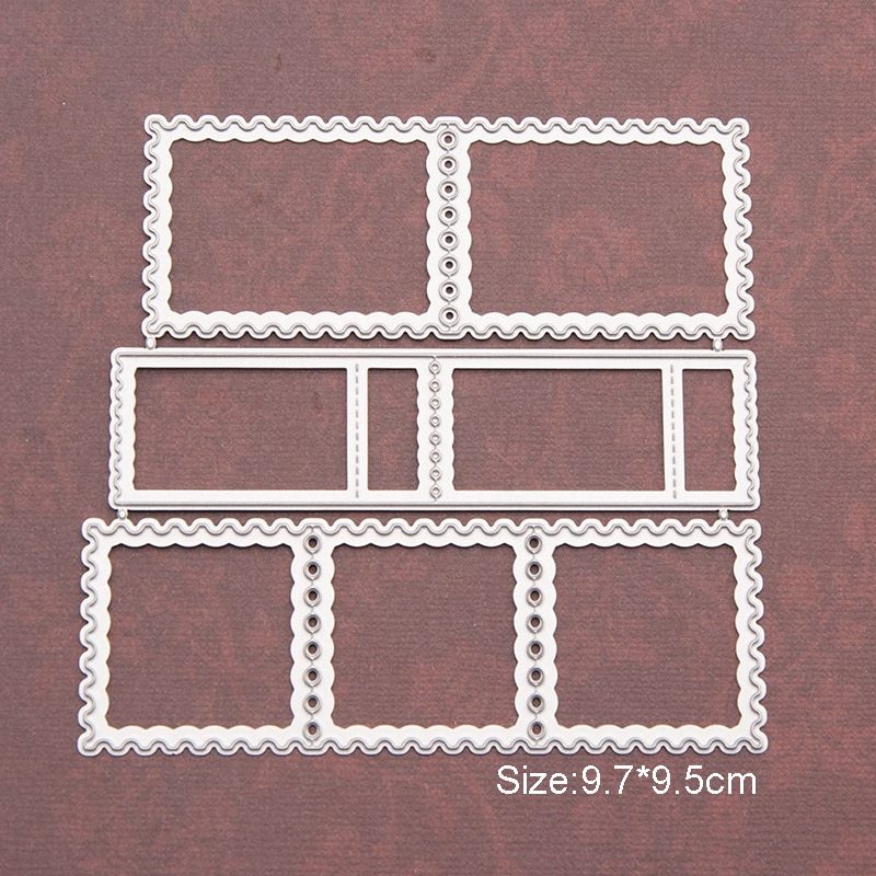 Postage Stamp Frames Metal Cutting Dies Scrapbooking-JournalTale