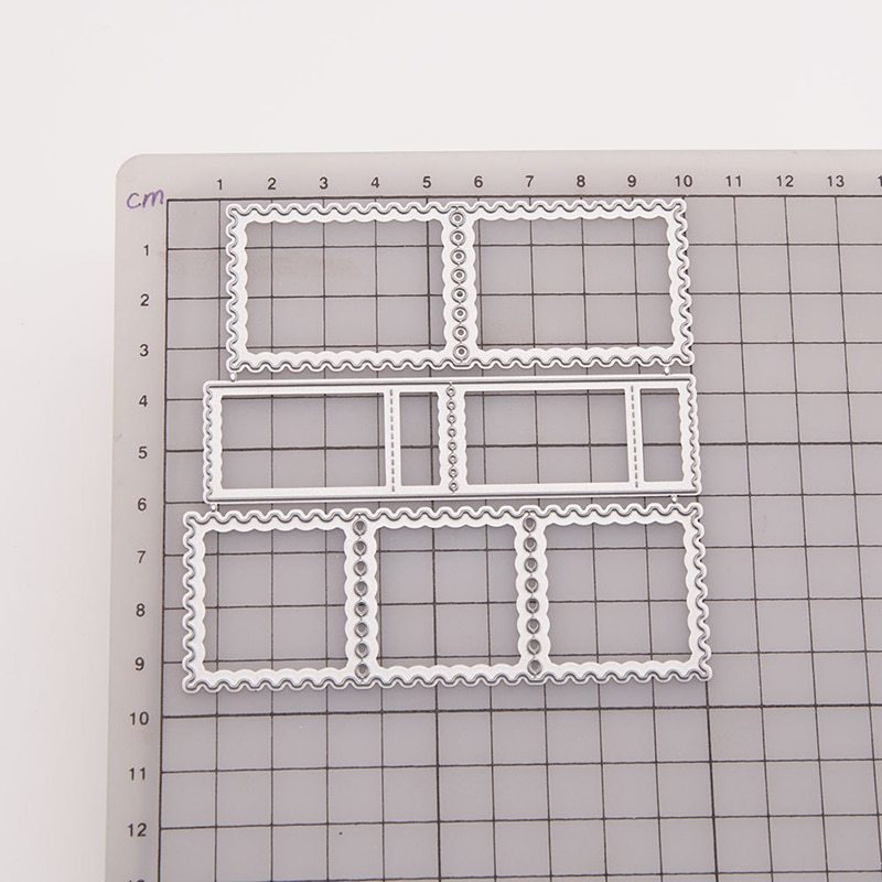 Postage Stamp Frames Metal Cutting Dies Scrapbooking-JournalTale