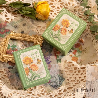 400pcs/lot Stationery Stickers Time Past Series Decorative-JournalTale