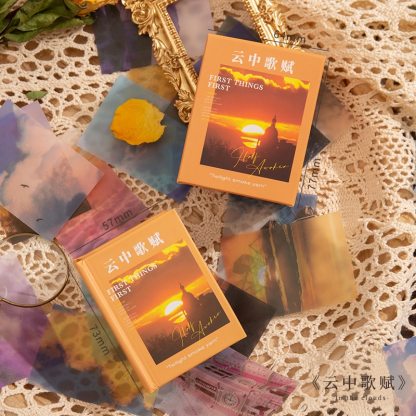 400pcs/lot Stationery Stickers Time Past Series Decorative-JournalTale
