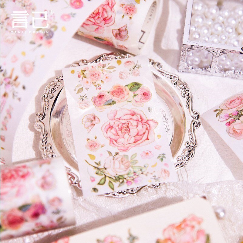 Sunflower Rose Series Washi Tape Washi Masking Tape-JournalTale