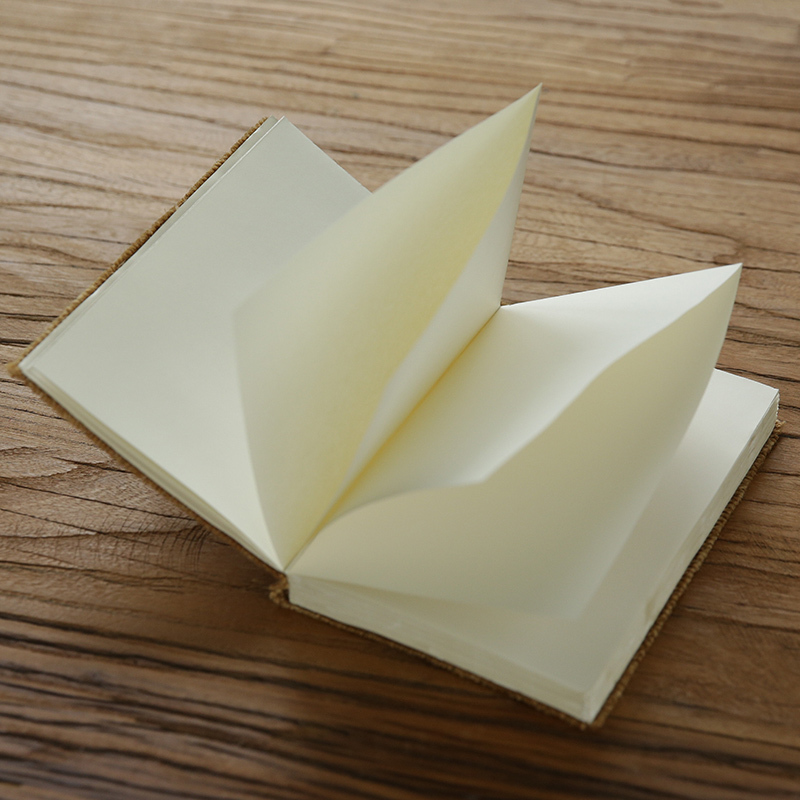 Handmade Blank Kraft Paper Simple Planner Notebook-JournalTale