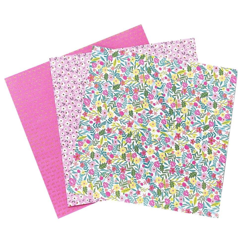 12インチのスクラップブッキング用紙20枚クラフトバックグラウンド