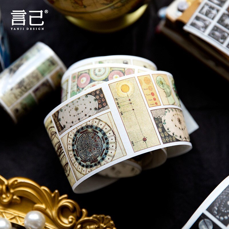 Universe Design Masking Tapes Decorative Washi Tapes-JournalTale