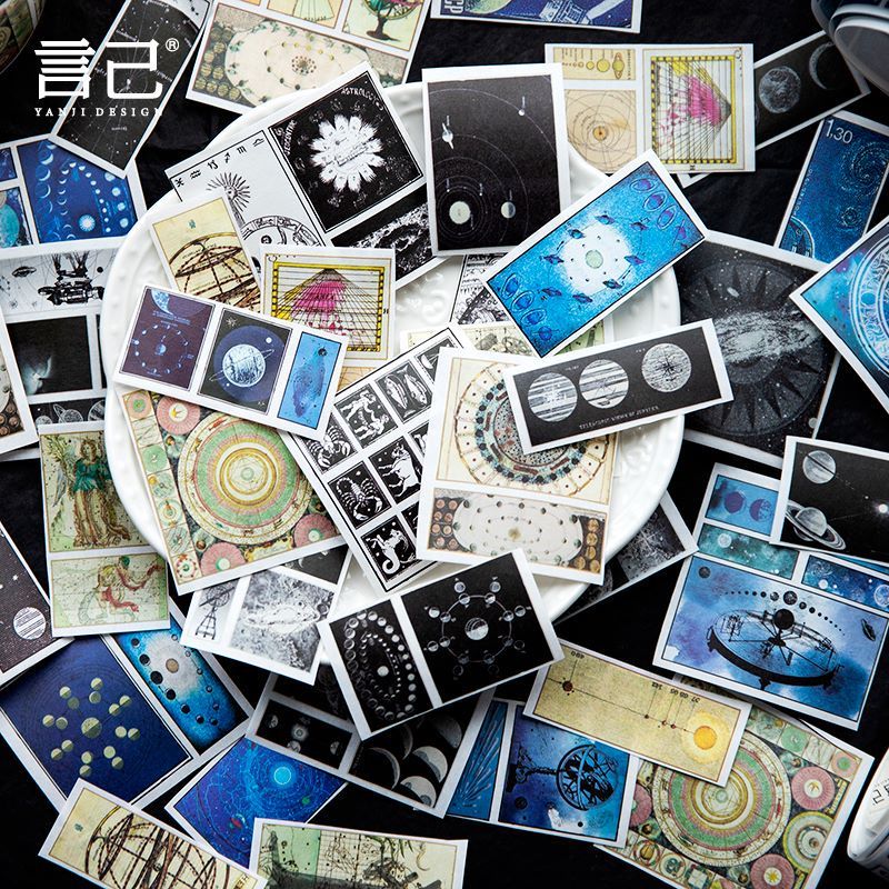 Universe Design Masking Tapes Decorative Washi Tapes-JournalTale