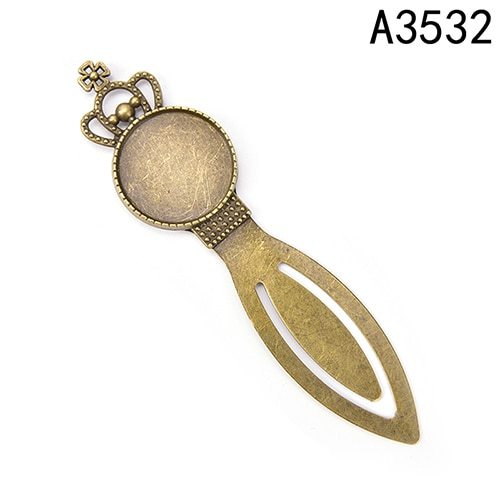 Vintage Bookmark Antique Bronze Paper Clip Handmade DIY Jewelry Accessories-JournalTale