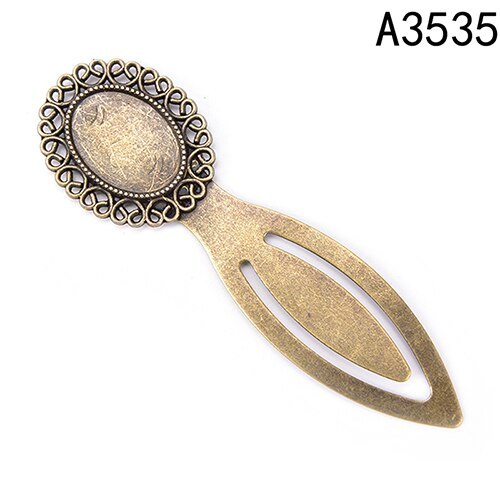 Vintage Bookmark Antique Bronze Paper Clip Handmade DIY Jewelry Accessories-JournalTale