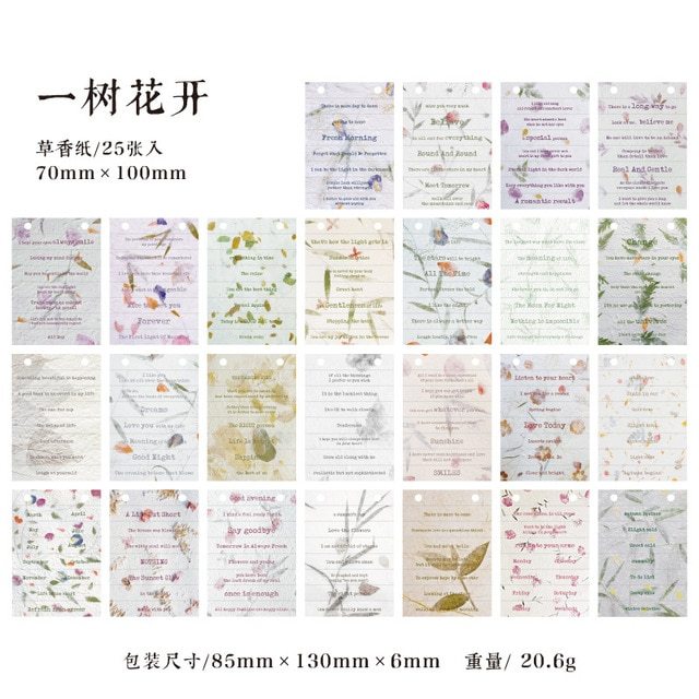 Vintage English Text Material Paper-JournalTale