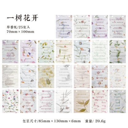 Vintage English Text Material Paper-JournalTale