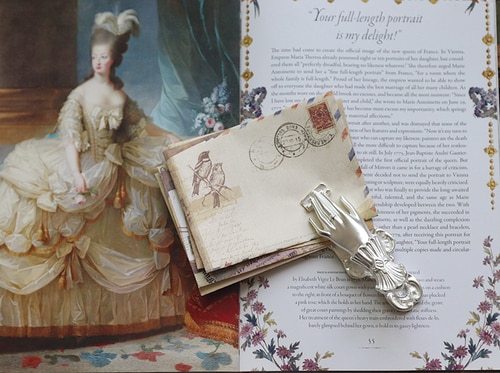 Vintage Golden Siver Brass Noble Lady Hand Paper Clips-JournalTale