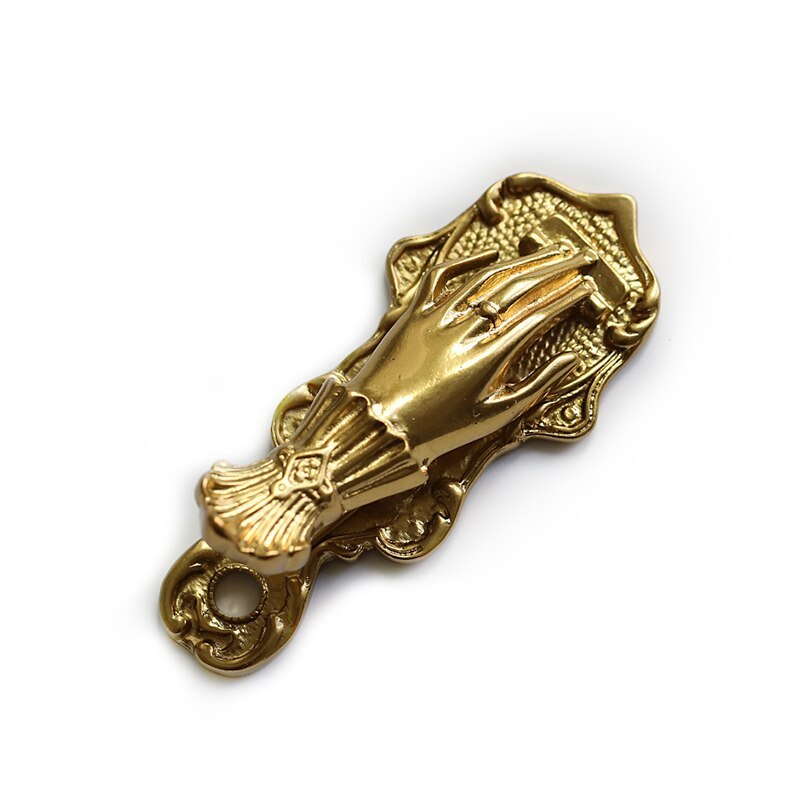Vintage Golden Siver Brass Noble Lady Hand Paper Clips-JournalTale