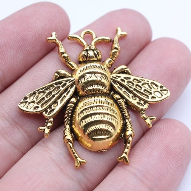 3pcs 40x38mm 3 Colors Antique Gold Color Antique Silver-JournalTale