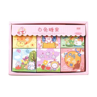 300pcs/box 6 Designs Cute Stickers for Bullet Journaling Scrapbooking kawaii-JournalTale