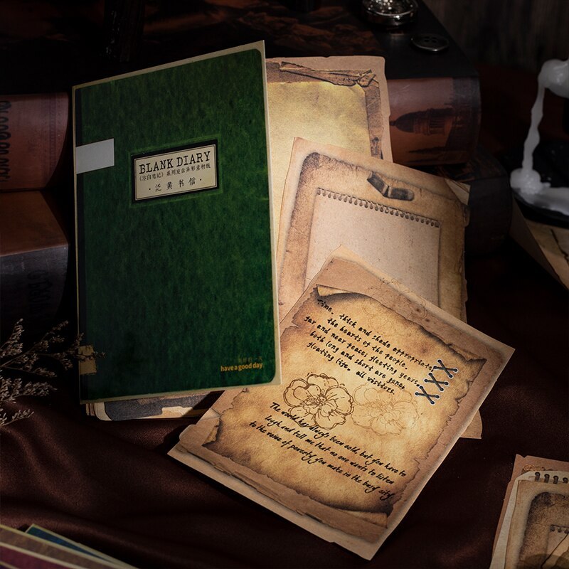 30sheets Vintage Burning Scrapbooking Material Paper-JournalTale