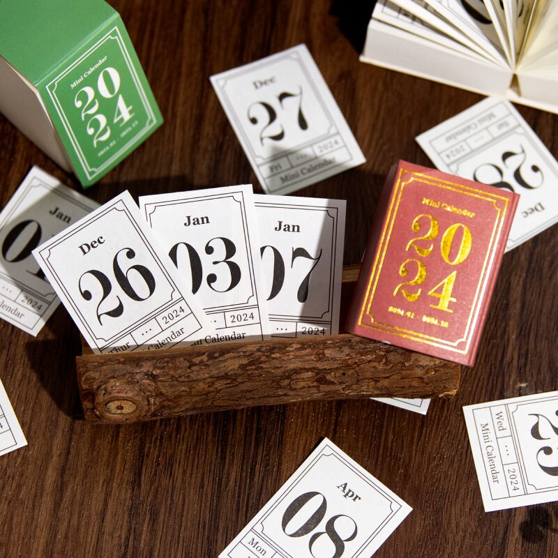 365 days Mini Desktop Calendar Table Calendar Memo Planner-JournalTale
