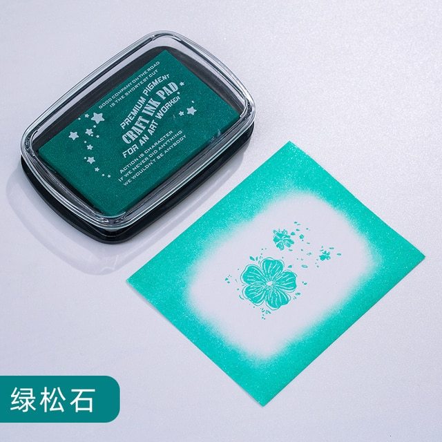 6 Colors Big Size Inkpad Craft Oil Based DIY Ink Pads-JournalTale