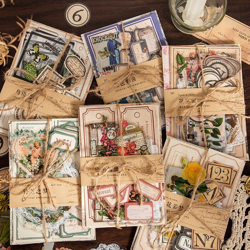 80pcs/lot Large Quantity Mixed Material Scrapbooking-JournalTale