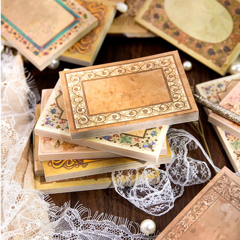 60pcs/lot Memo Pads Material Paper Vintage borders Paper-JournalTale