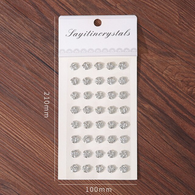 Crystal Diamond Gem Stickers 3D Acrylic Decorative Stickers-JournalTale