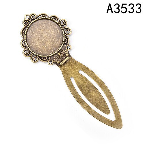 Vintage Bookmark Antique Bronze Paper Clip Handmade DIY Jewelry Accessories-JournalTale