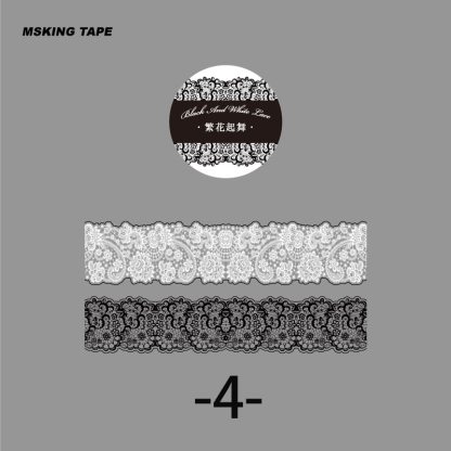 6 Style 200cm/roll Vintage Lace PET Tape-JournalTale