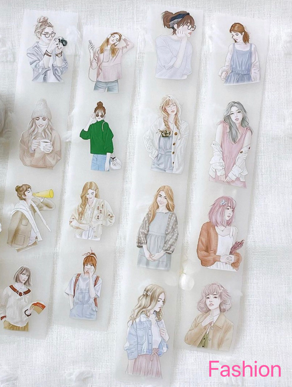 1 Loop Autumn Dreams Girl Washi PET Tape-JournalTale
