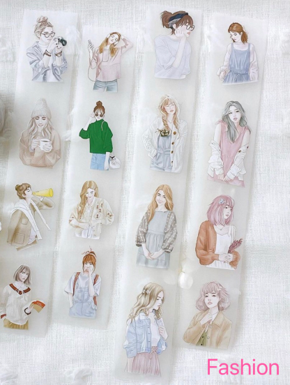 1 Loop Autumn Dreams Girl Washi PET Tape-JournalTale