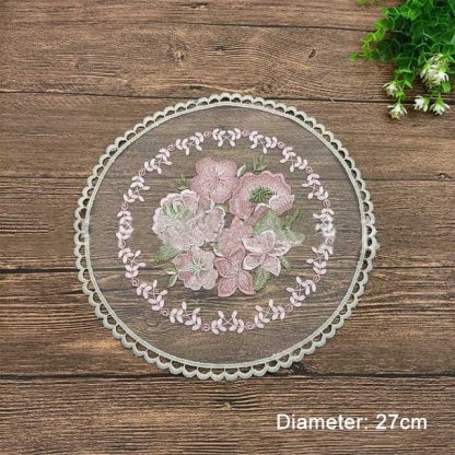 1Pcs for Dining Table Embroidery Craft Placemat-JournalTale